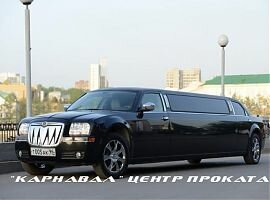 Аренда лимузина чёрного цвета Крайслер 300С в Екатеринбурге